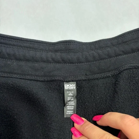 DKNY sport black wide leg sweatpants - Picture 4 of 6
